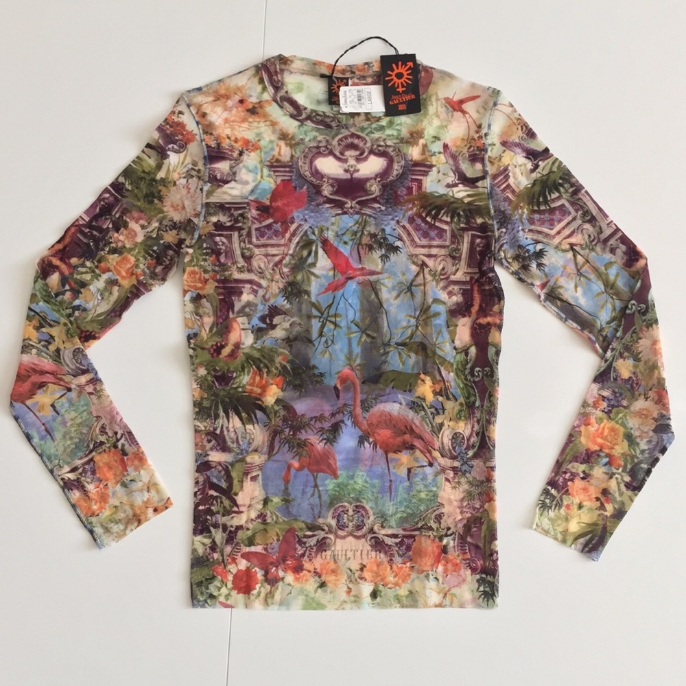 Jean Paul Gaultier Vintage 90’s Soleil Fuzzi Shirt